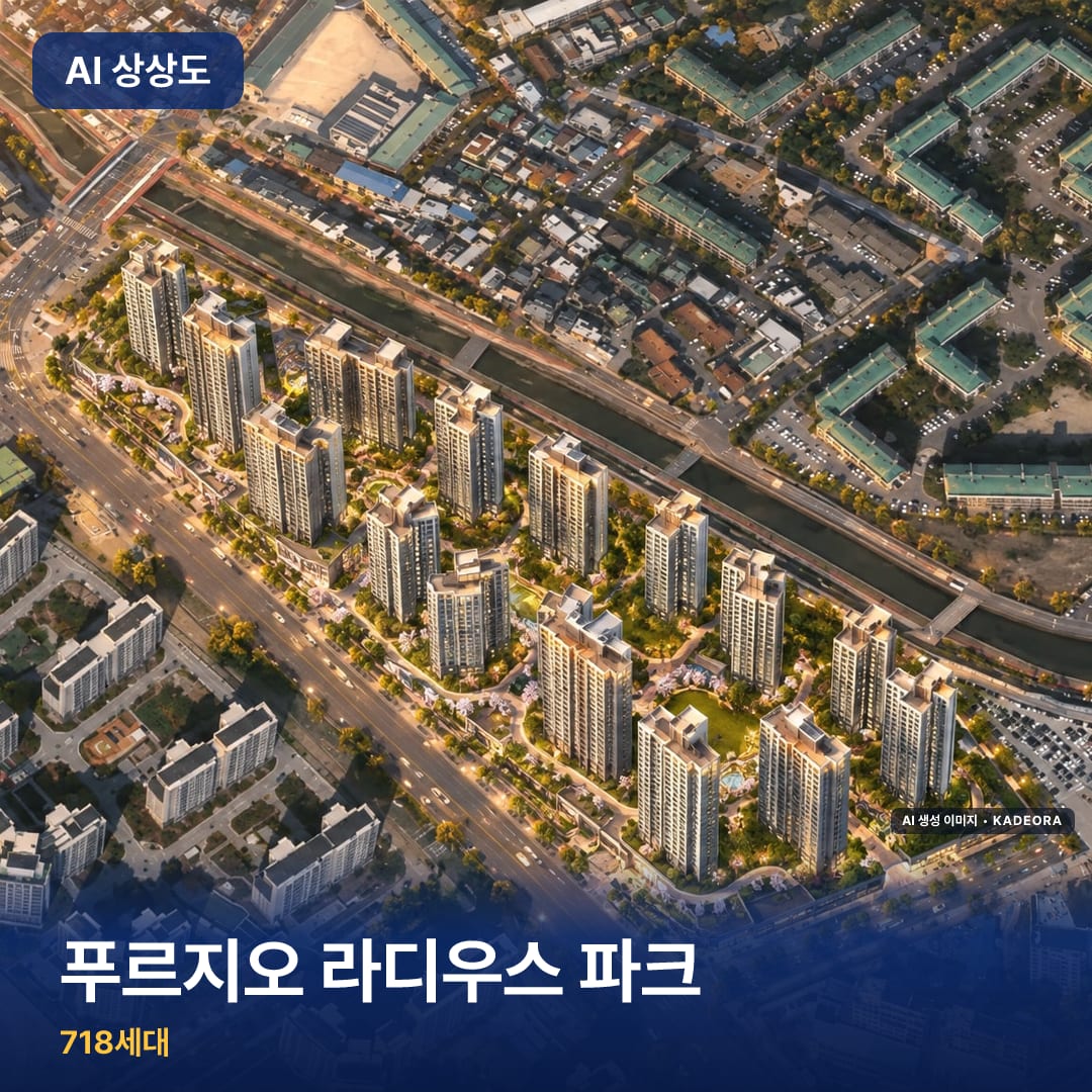 푸르지오 라디우스 파크 AI 상상도