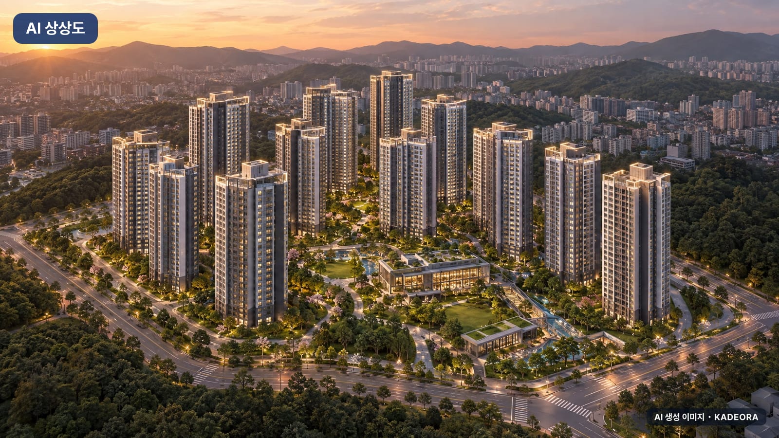 청계리버뷰자이 AI 상상도