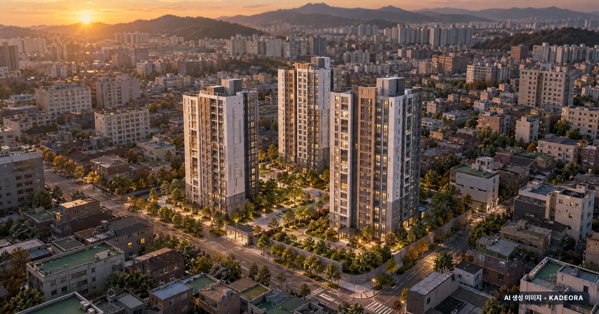 시흥시 은행동 산호 총 378세대 기준 AI 상상도(노을 항공) — 실제와 다를 수 있음