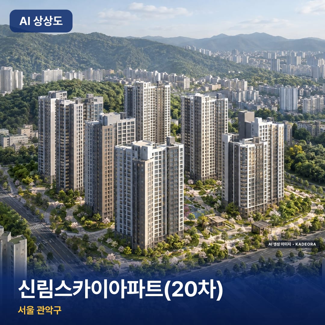 신림스카이아파트(20차) AI 상상도