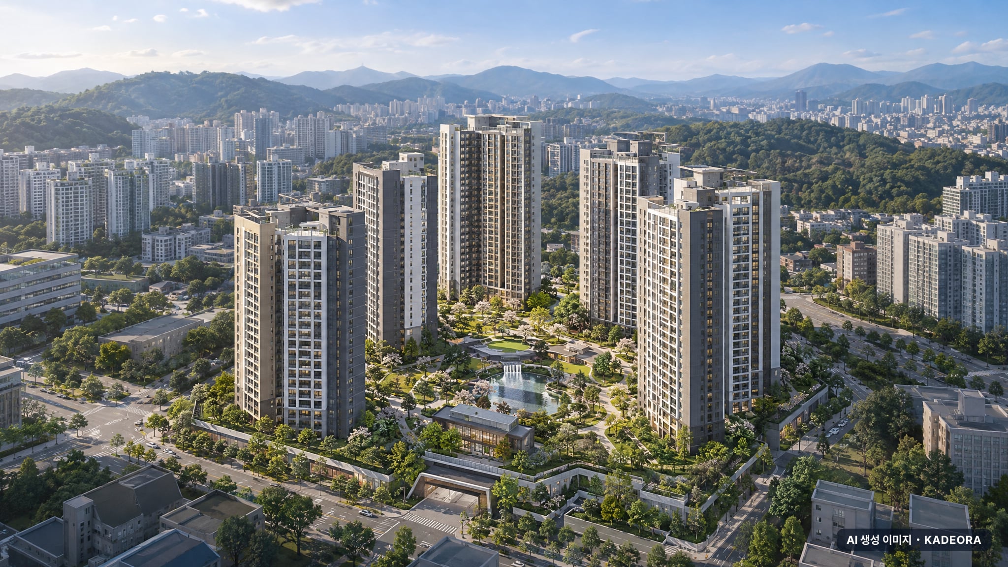 엘리프 창원 조감도 AI 상상도(주간 항공) — 경남 창원시 착공 349세대