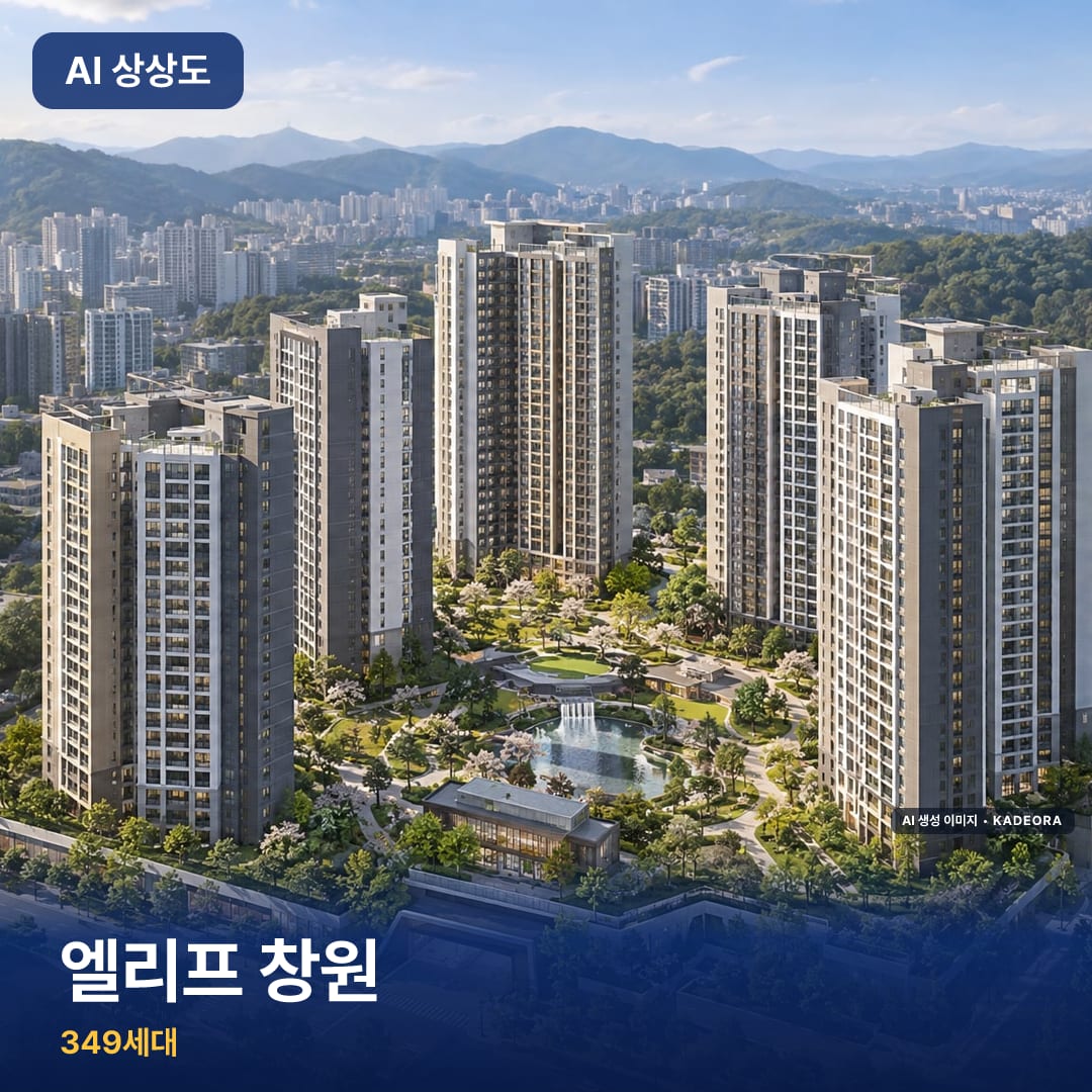 엘리프 창원 AI 상상도