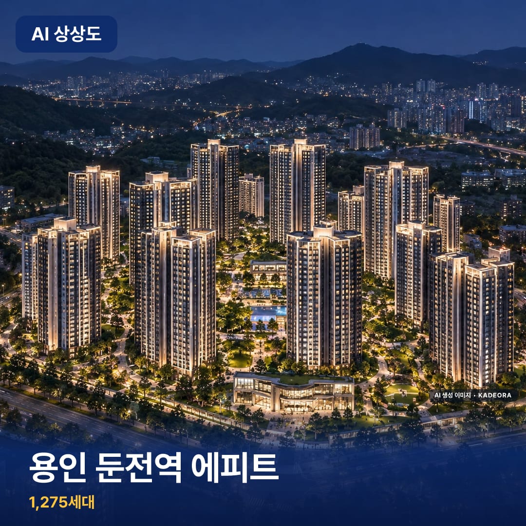 용인 둔전역 에피트 AI 상상도