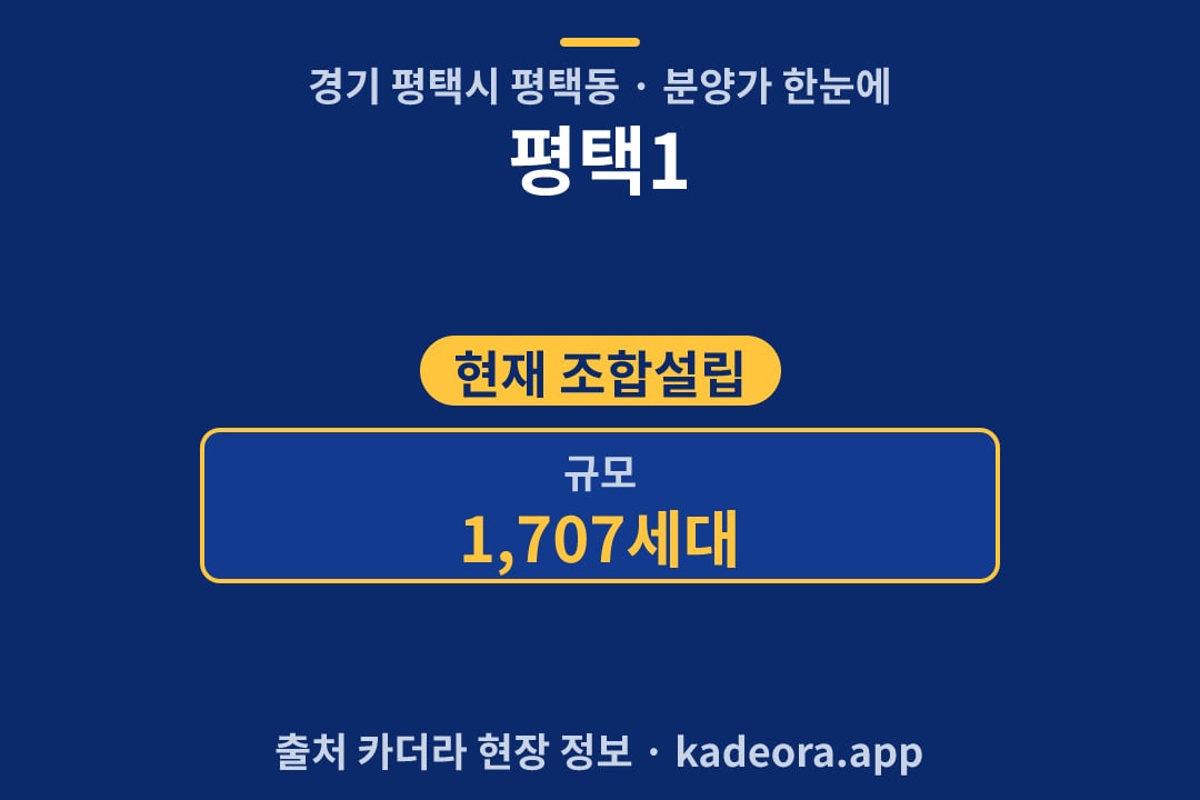 평택1 분양가 단지 개요 카드