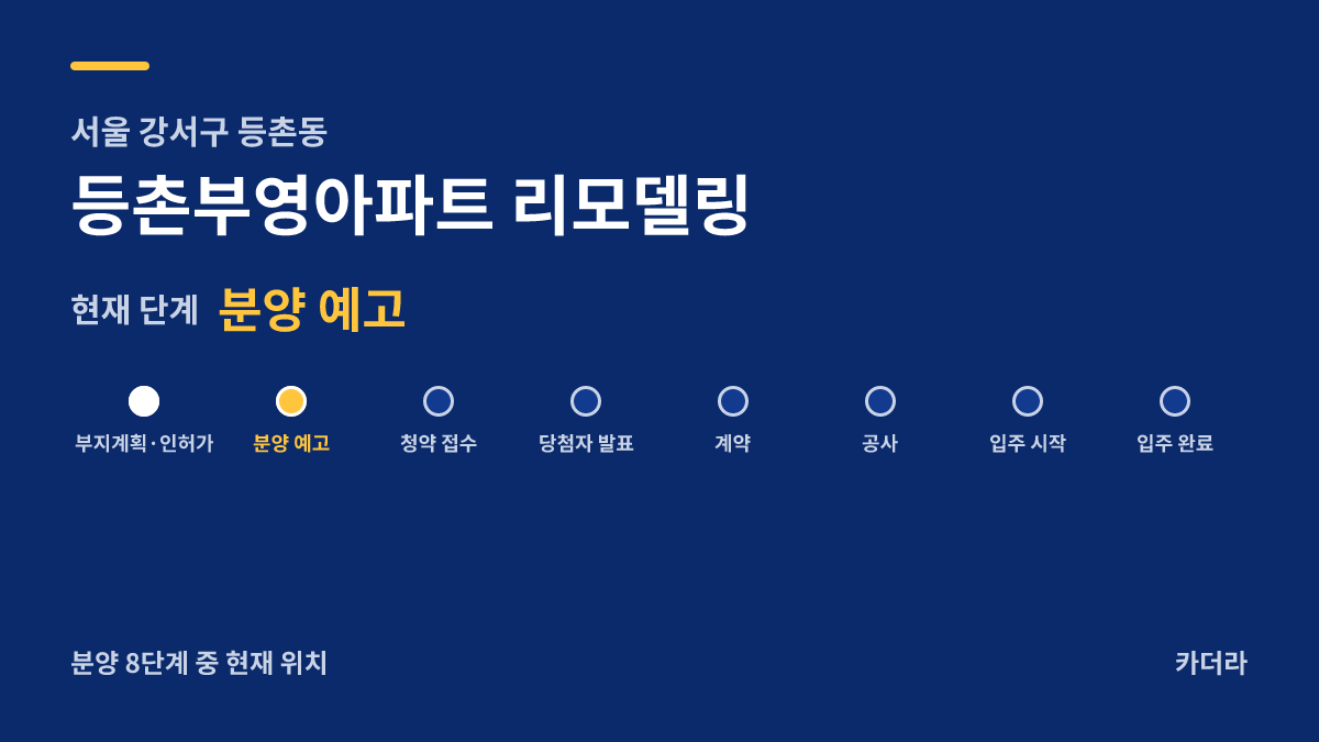 등촌부영아파트 리모델링 사업 단계 — 강서구 아파트 분양