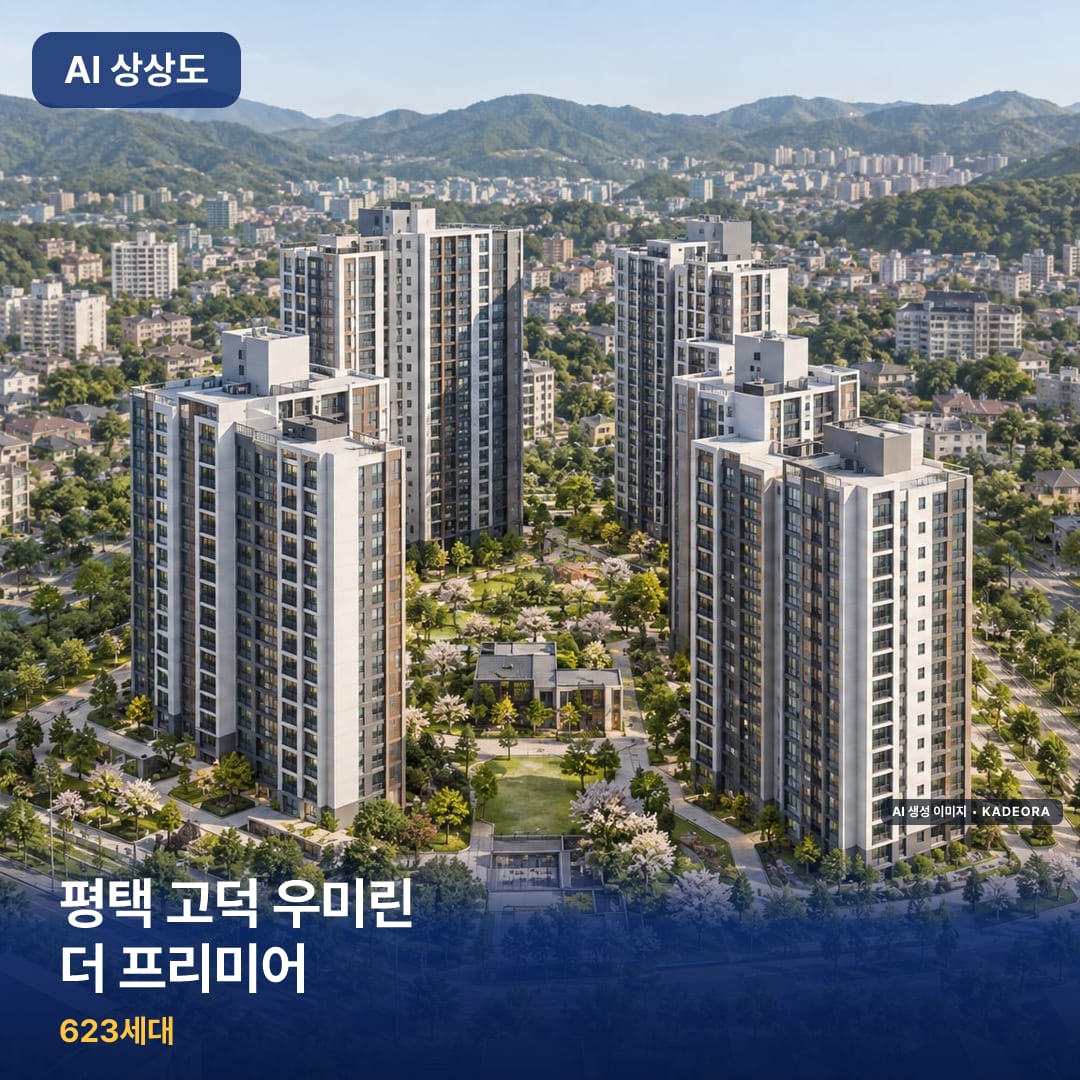 평택 고덕 우미린 더 프리미어 완공 AI 상상도 카드