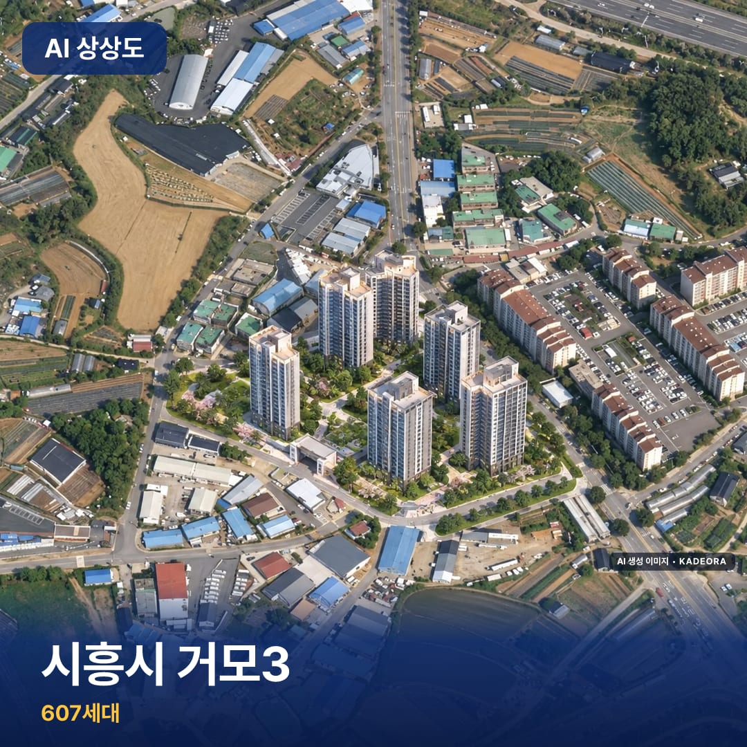 시흥시 거모3 단지 썸네일 — AI 생성 이미지
