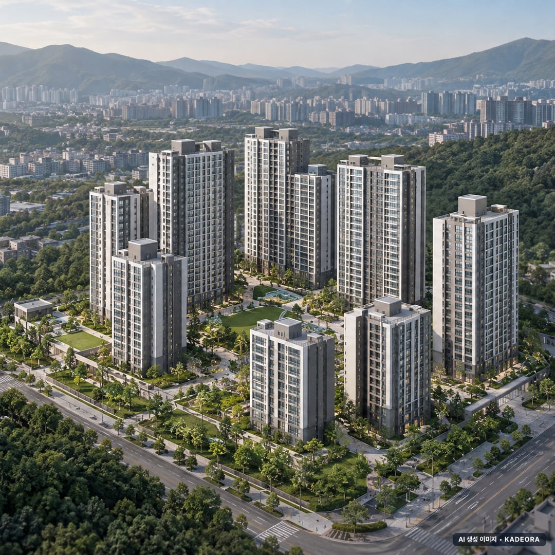 인천영종국제도시 디에트르 라 메르Ⅰ(RC4-1,2BL)(8차) 이번 25세대 공급 기준 AI 상상도(주간 항공) — 실제와 다를 수 있음