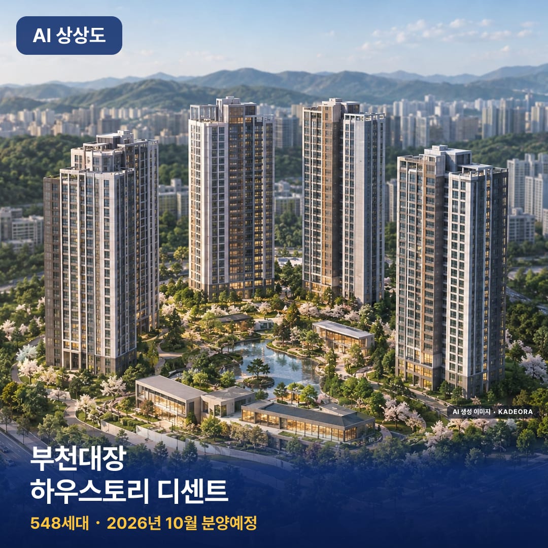부천대장 하우스토리 디센트 AI 상상도