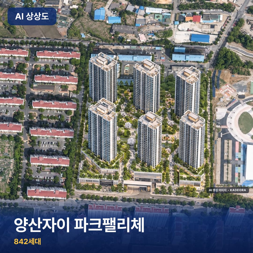 양산자이 파크팰리체 AI 상상도