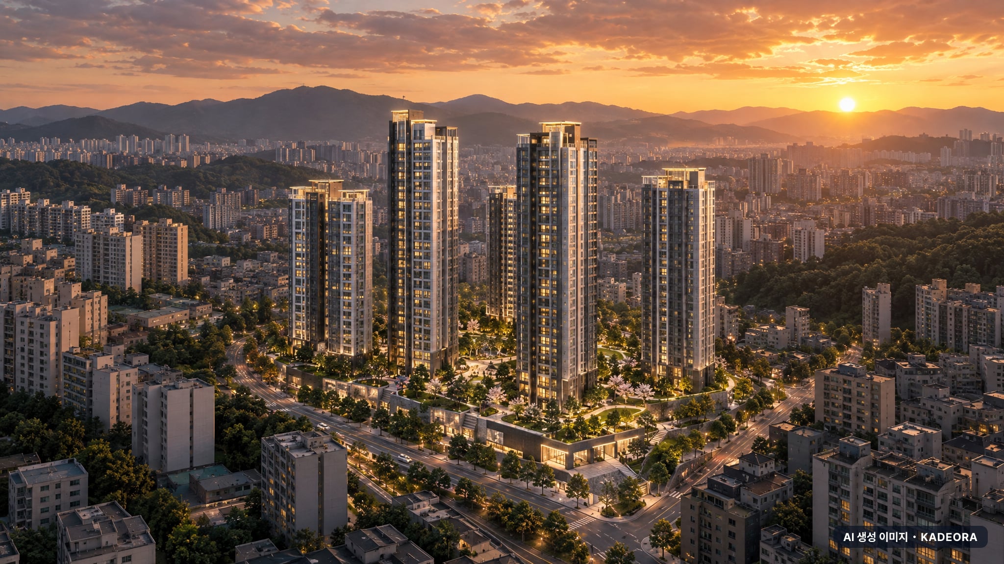 인천 동구 송현동 정비사업 단지 전경 AI 상상도(노을 항공) — 인천 제물포구 부지계획 700세대