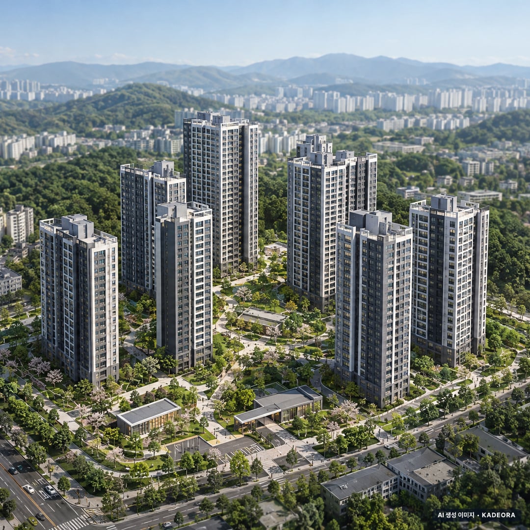 인천영종국제도시 디에트르 라 메르Ⅰ(RC4-1,2BL)(6차) 이번 29세대 공급 기준 AI 상상도(주간 항공) — 실제와 다를 수 있음