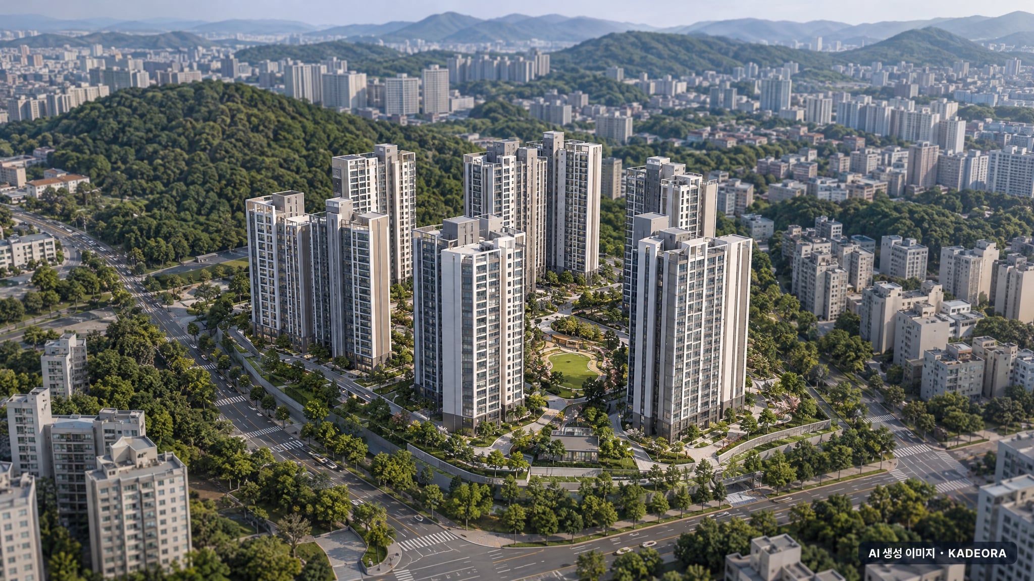 이천 중리지구 B3블록 금성백조 예미지(2차) 이번 20세대 공급 기준 AI 상상도(주간 항공) — 실제와 다를 수 있음