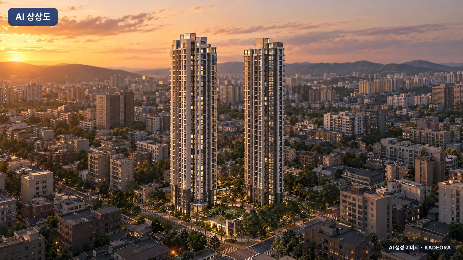 e편한세상 번영로 리더스포레 AI 상상도