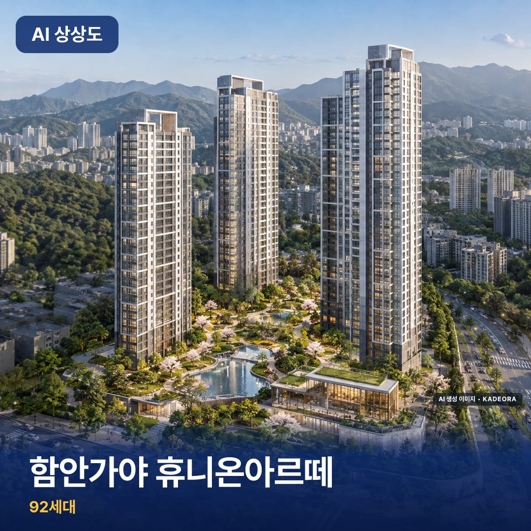 함안가야 휴니온아르떼 단지 썸네일 — AI 생성 이미지