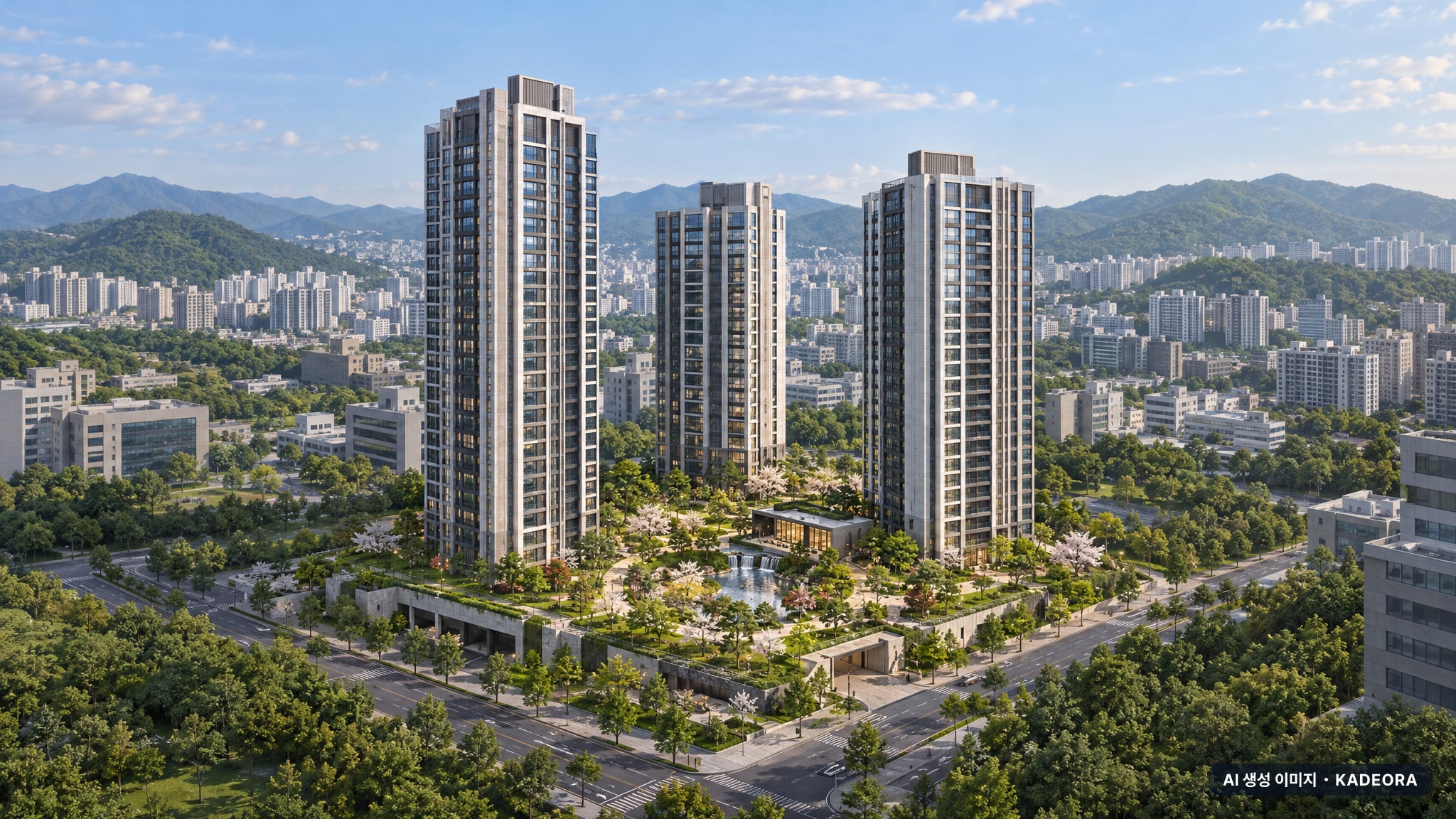 구리갈매역세권 A-4블록 공공분양주택(본청약) 단지 전경 AI 상상도(주간 항공) — 경기 구리시 착공 251세대