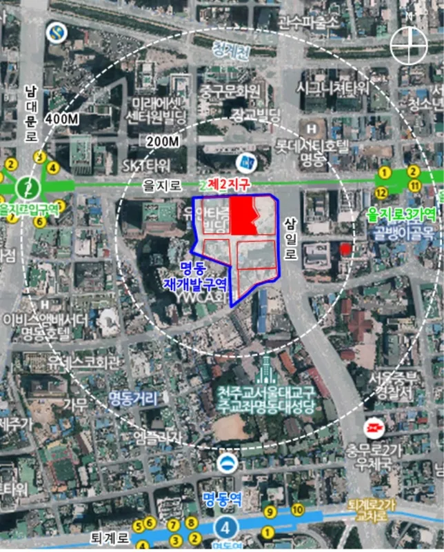 을지로2가 10단지 도시환경정비 재개발, 중구의 미래 프로젝트 아파트
