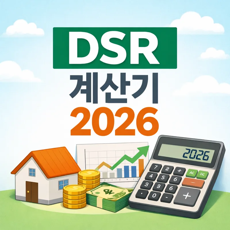 카더라 재테크 가이드 — DSR 계산법 2026 — 나도 대출받을 수 있을까?
