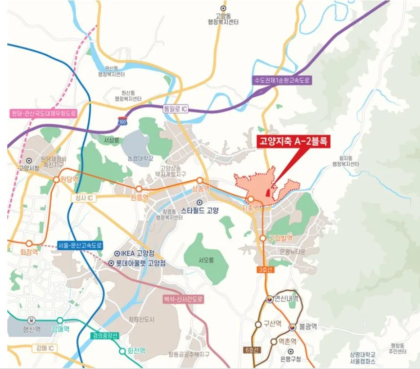 고양지축 A-4블록 행복주택 473세대 | 경기 덕양구 지축동 공공분양