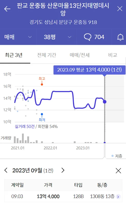 성남판교 산운마을11단지 판교포레라움 공가세대 일반공급 투자 분석 — 경기