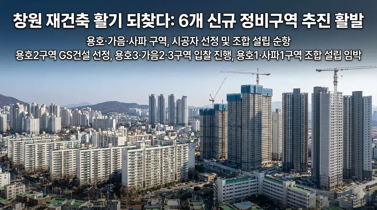 창원 반송동 재건축 현황 — 경남 창원시 진행 단계·시공사·전망 (2026) 아파트