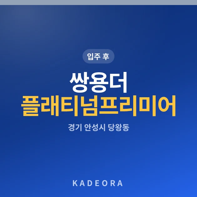 쌍용 더 플래티넘 프리미어 현장 카드
