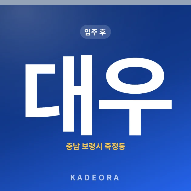 대우 현장 카드