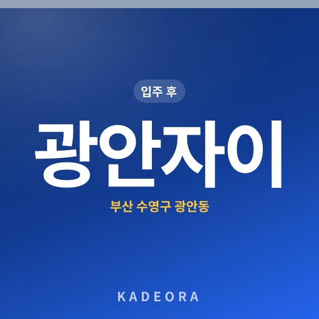 광안자이 현장 카드