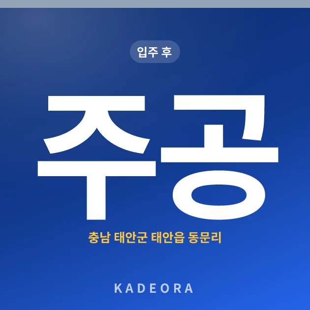 주공 현장 카드