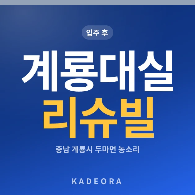 계룡대실 리슈빌 현장 카드
