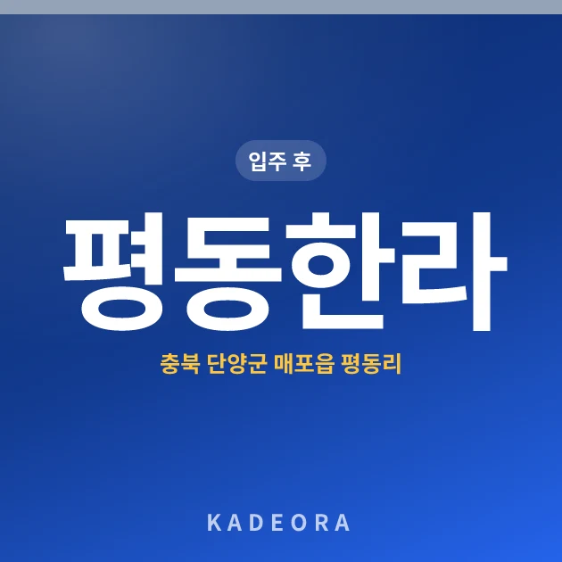 평동한라 현장 카드