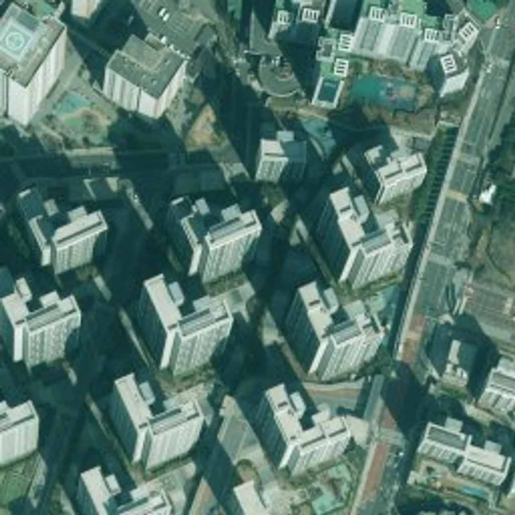 부산 전포 재개발 위성사진 — 부산진구 전포동