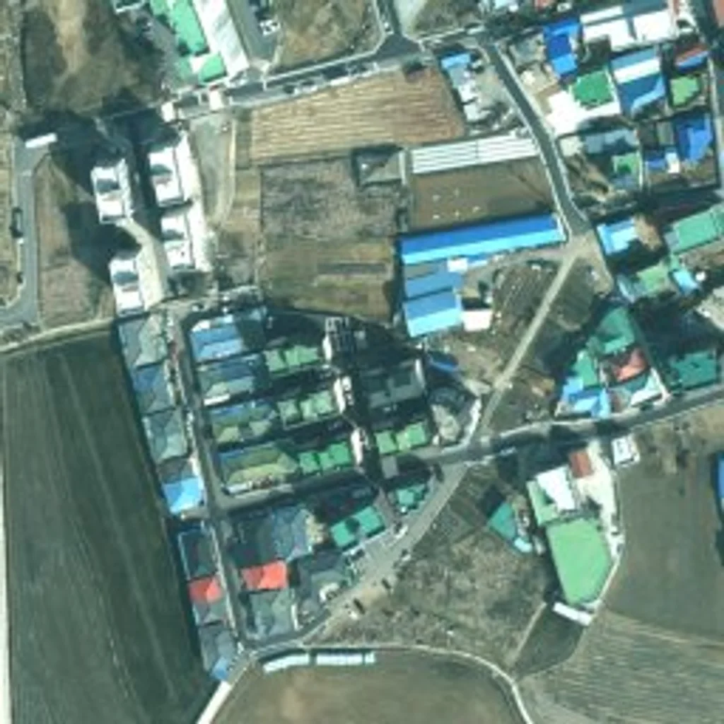 백조아파트 위성사진 — 홍성군 광천읍 신진리