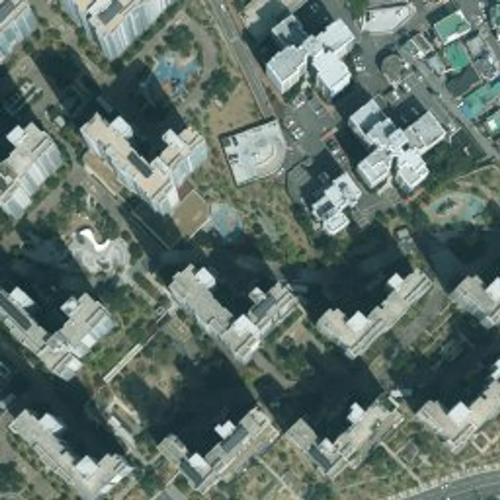 부산진구 연지2 재개발 위성사진 — 부산진구 연지동