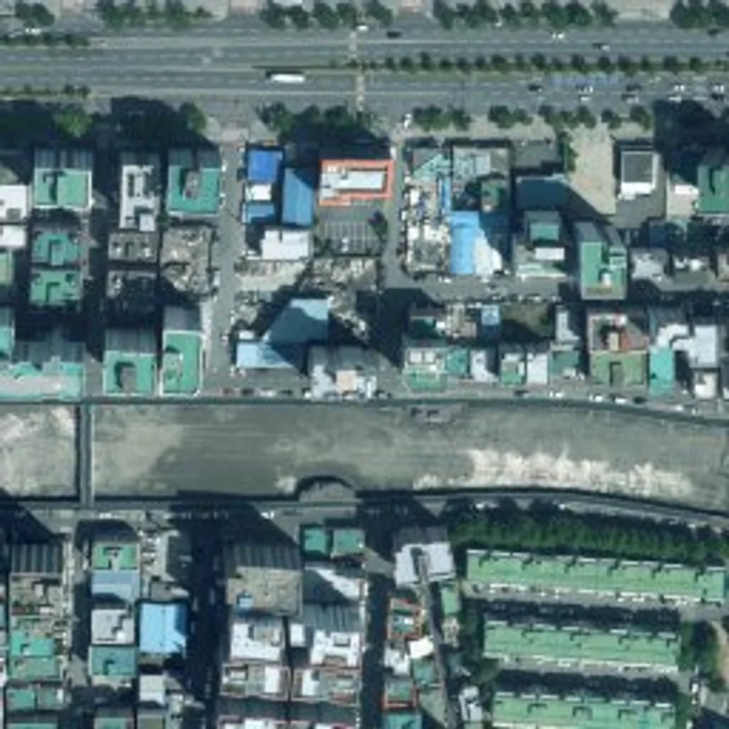 부산 사하구 하단1 재건축 위성사진 — 사하구 하단동