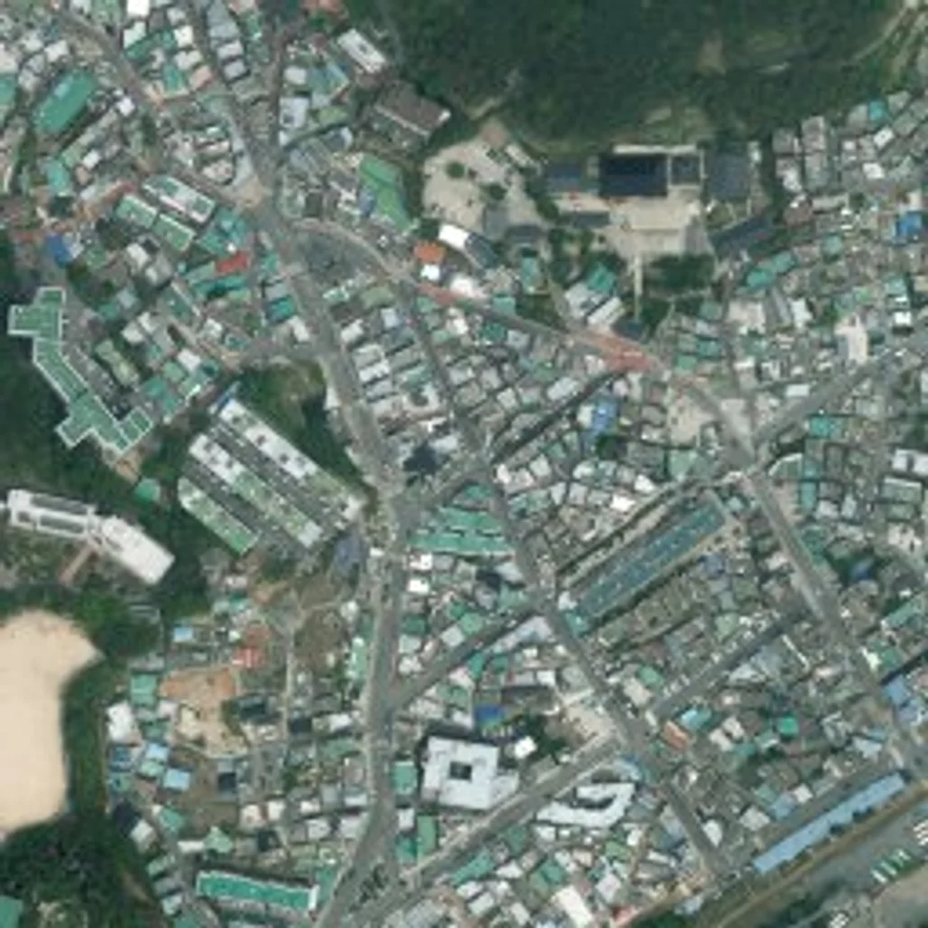 부산 해운대구 우동1 재건축 위성사진 — 해운대구 우동