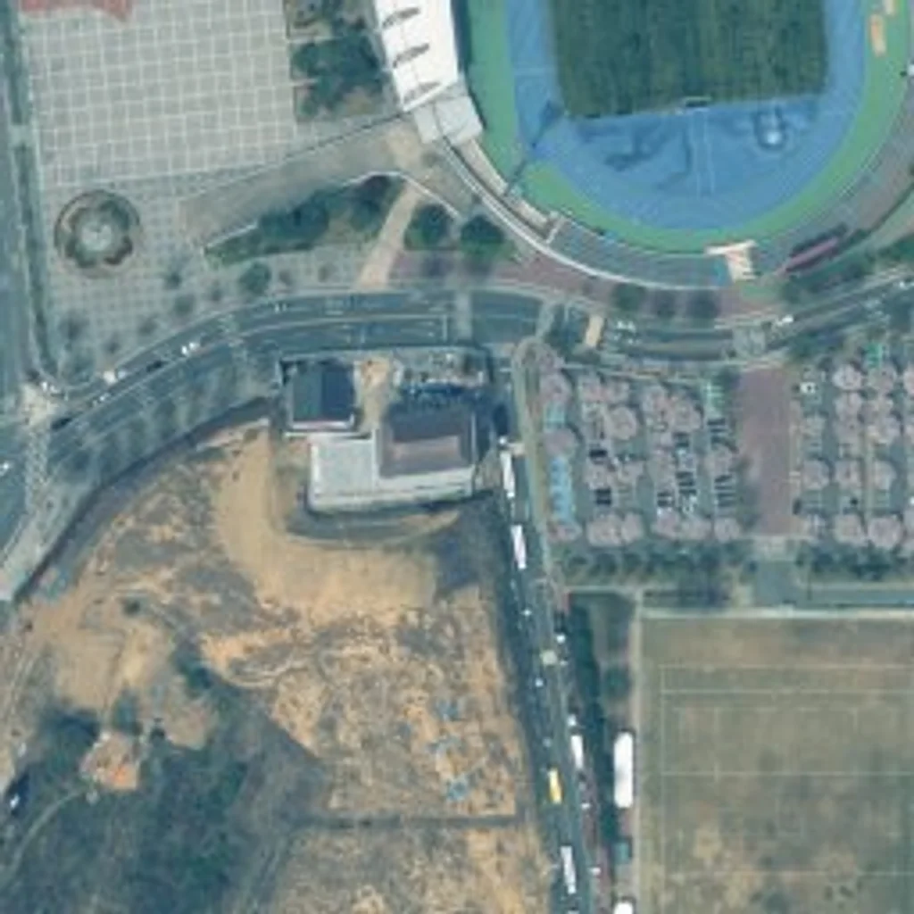 경산 상방공원 호반써밋 1단지 위성사진 — 상방동 상방동
