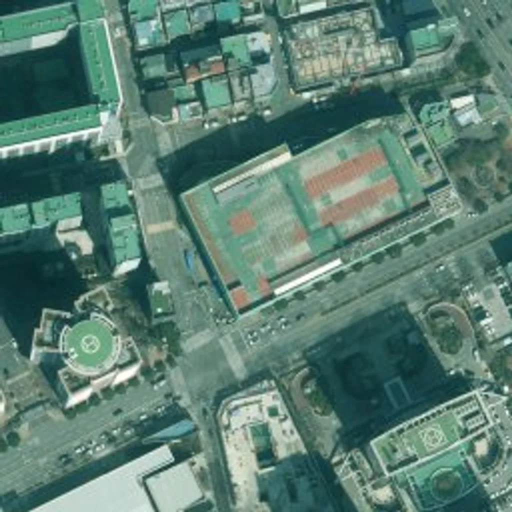 부산항일동미라주더오션(1지구) 위성사진 — 동구 좌천동