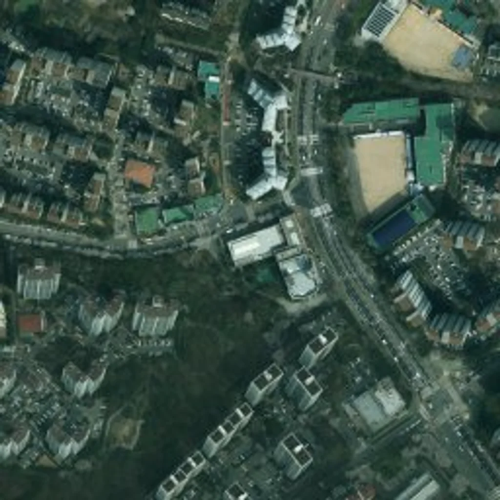 군포시 산본주공아파트 위성사진 — 군포시 산본동