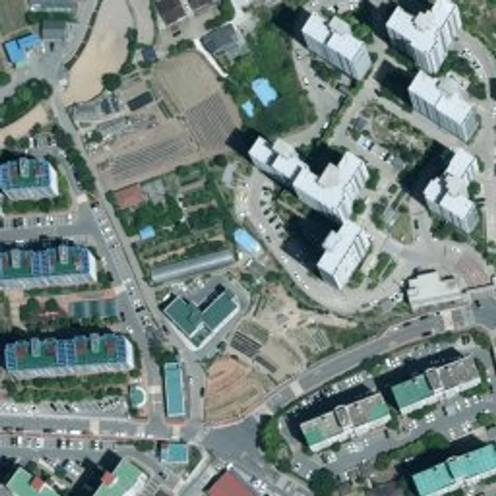 구교주공 위성사진 — 해남군 해남읍 구교리