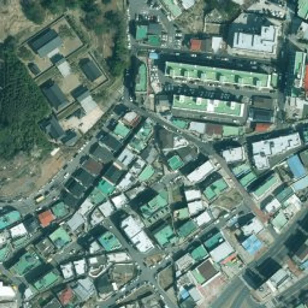 울산 중구 학성동 재개발 위성사진 — 중구 학성동