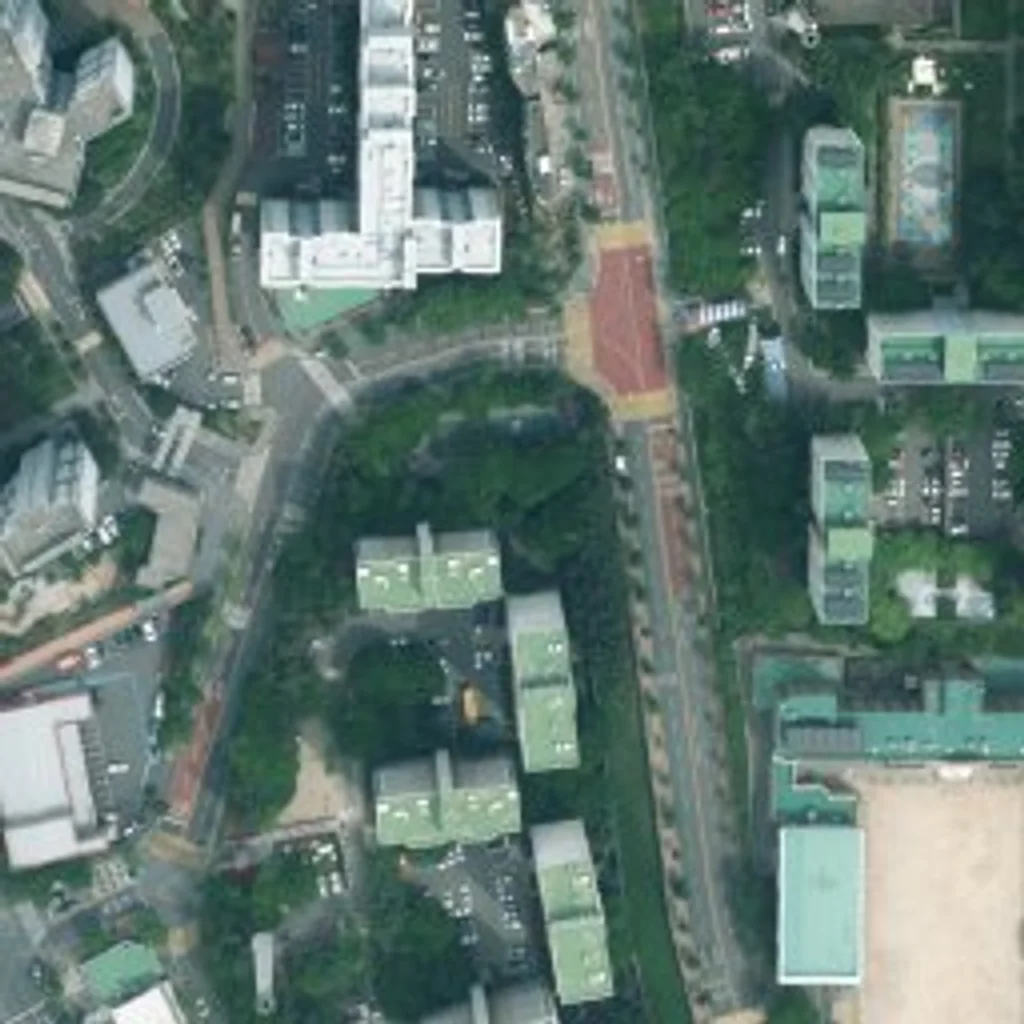 부산 북구 금곡2-1구역 재개발 위성사진 — 북구 금곡동