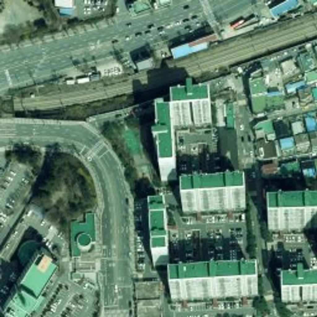 삼익목화 위성사진 — 서구 복수동