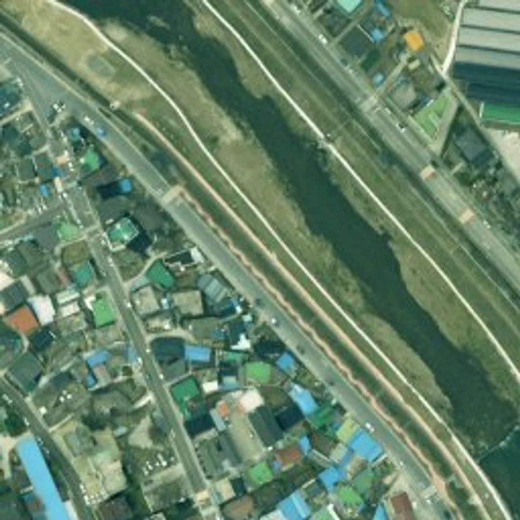 라비두스 위성사진 — 함양군 함양읍 교산리