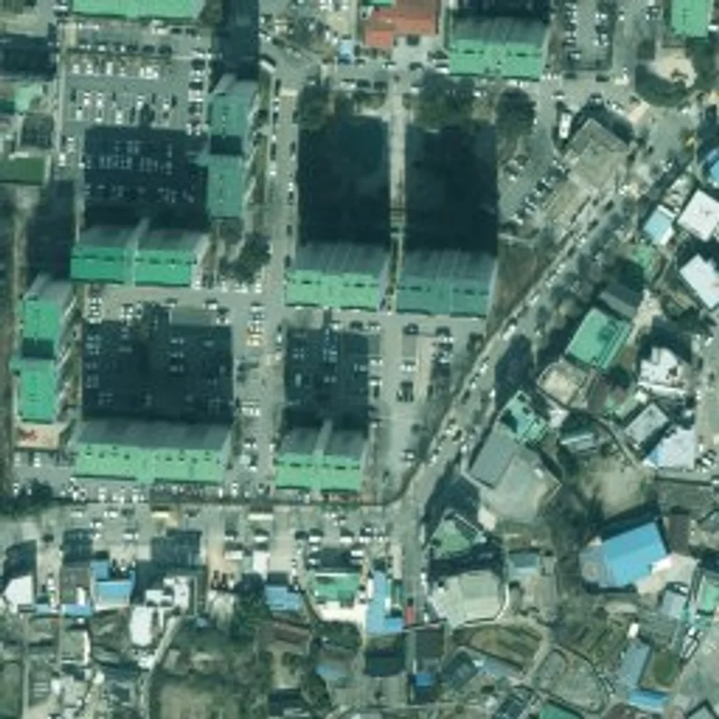 운남주공4단지 위성사진 — 광산구 운남동