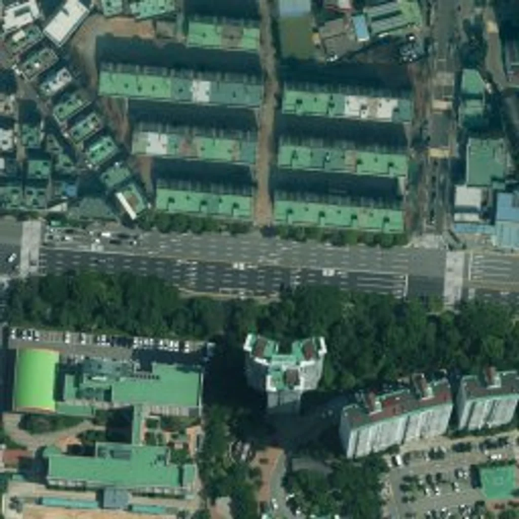 두산위브 더센트럴 부평 위성사진 — 부평구 삼산동