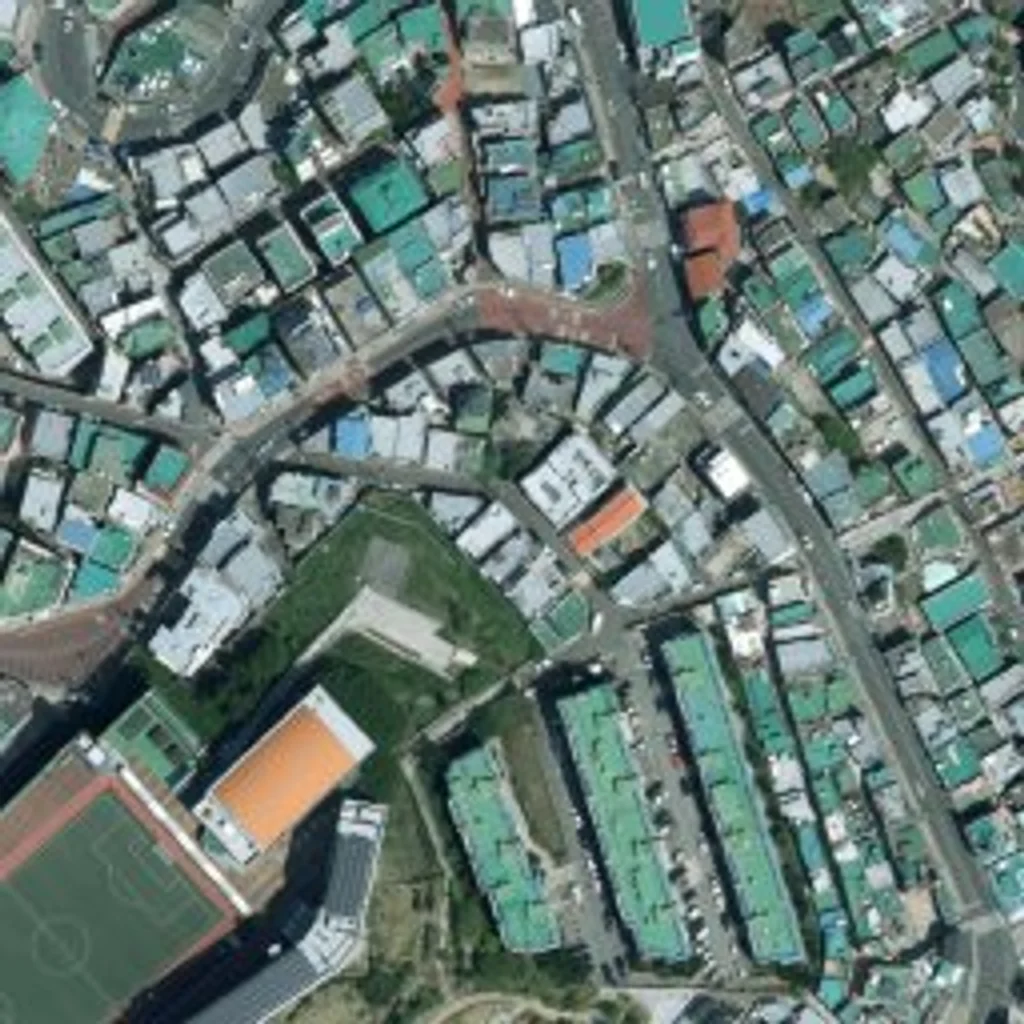 부산 중구 영주1 재개발 위성사진 — 중구
