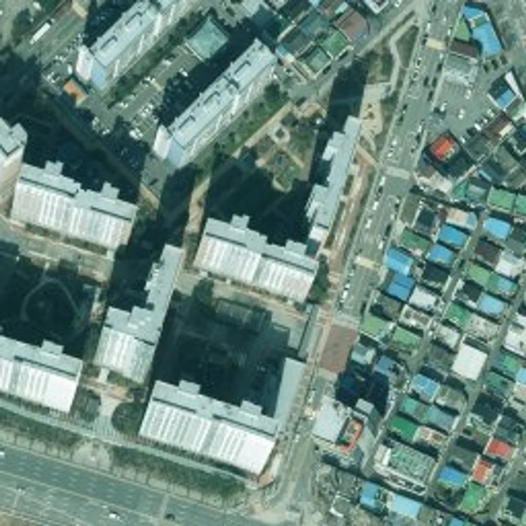 임동중흥에스클래스센텀파크 위성사진 — 북구 임동