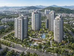 남양주진접2지구 A-1블록 공공분양주택 입주자모집(본청약) 이번 920세대 공급 기준 AI 상상도(주간 항공) — 실제와 다를 수 있음