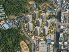 풍무역 롯데캐슬 시그니처 9개동·최고 28층·총 720세대 기준 AI 상상도 — 실제와 다를 수 있음 풍무역 롯데캐슬 시그니처 9개동·최고 28층·총 720세대 기준 AI 상상도(주간 항공) — 실제와 다를 수 있음